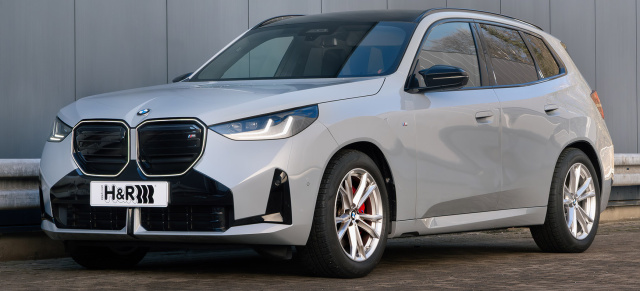 Power-SUV mit Tiefgang: Der BMW X3 M50 mit H&R Tieferlegungsfedern (Modell G45)