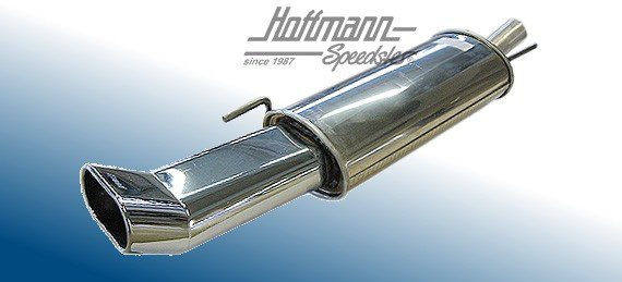 Hoffmann-Speedster-Aktion: Sport-Auspuffe für Golf 3 + 4 bis zu 30% günstiger!: Der VW-Teilespezialist bietet vier verschiedene Endtöpfe zum Schnäppchenpreis an.