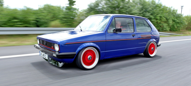 Der Mythos lebt!: VW Golf 1 GTI im Tiefenrausch mit Airride und BBS RS