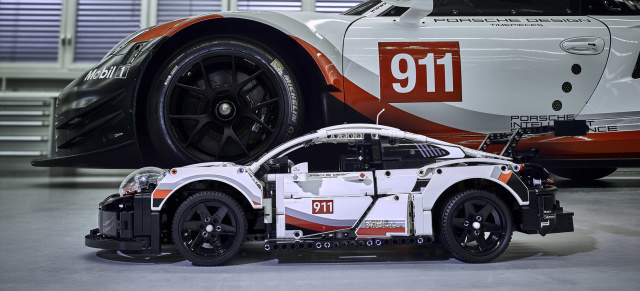 Mit 1580 Steinen zum Porsche 911 RSR (42096): Lego Technik-Porsche die Zweite! 