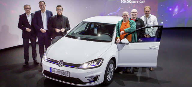 Ausgeliefert!: 100.000ster e-Golf rollt zum Besitzer