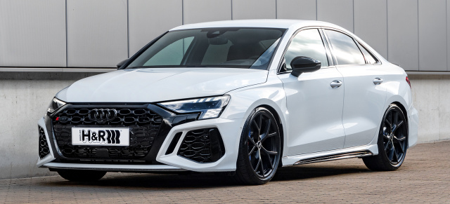 Vier Ringe für ein Hallelujah: H&R Monotube Gewindefahrwerk für den Audi RS 3 (Typ GY)