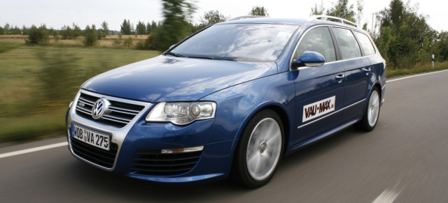 Fahrbericht VW Passat R36: Der Passat-Sturm! (2008): VW Passat R36 Variant im VAU-MAX.de-Test