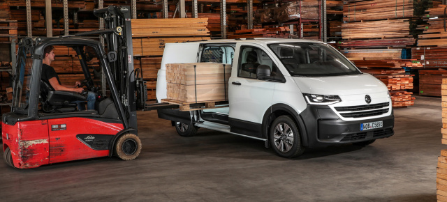 Pritschenwagen, Kastenwagen Plus und L-Trennwand-Version erweitern das Angebot – jetzt auch mit E- und Plug-in-Hybridantrieb.: VW Transporter: Neue Varianten für Profis und Spezialaufgaben