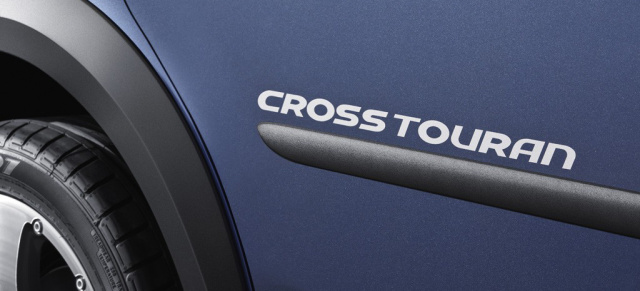 Mehr Serienaussattung für den 2014er CrossTouran : Neue Außenlackierung und Felgen und frischer Look im Innenraum 