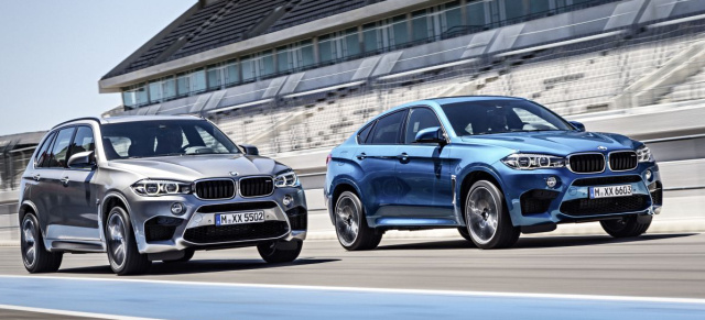 Zwei dicke Brocken mit satter Power: Das sind die neuen BMW X5 M und X6 M