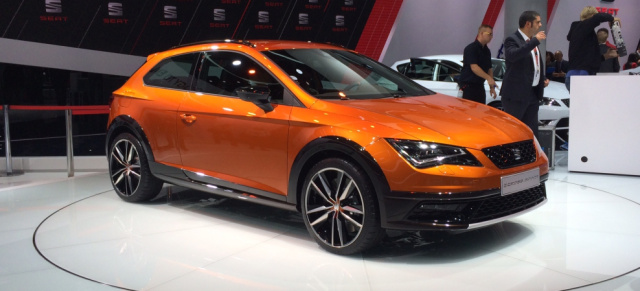 IAA 2015 - Einfach genial, genial einfach : Mix it! Seat Leon Cross Sport