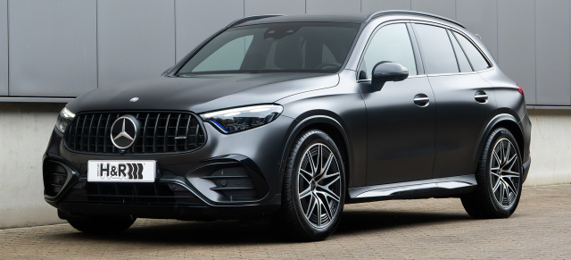 Keine Frage der Karosserieform: H&R Tieferlegungsfedern für Mercedes Benz GLC 43 AMG