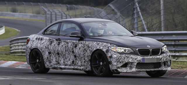 BMW M2-Erlkönig: Der neue BMW M2 macht dicke Backen