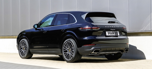 Fahrdynamik made by H&R: Sportfedern für den Porsche Cayenne