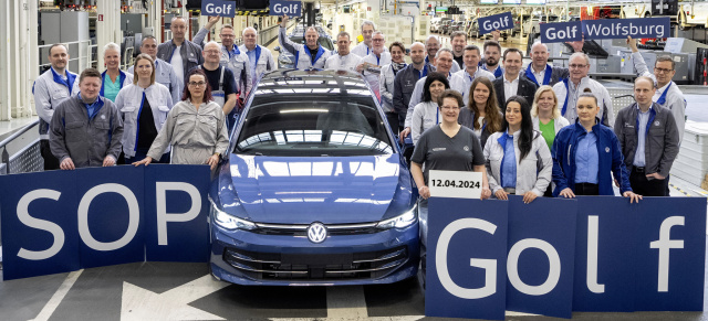 Ab heute wird der neue Golf gebaut: Startschuss in Wolfsburg