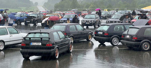 Dem Wetter zum Trotz: 1. MK2 Charity-Treffen am Schleizer Dreieck