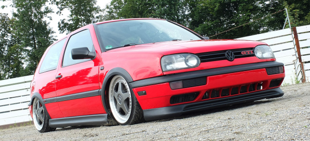„Setzen, Sechs“: Dieser VW Golf 3 V6 mit Airride und Motorumbau nimmt es wörtlich