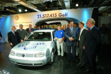 Der Rekord-Golf sucht ein neues Zuhause : Der 21.517.415te Golf kommt unter den Hammer! 