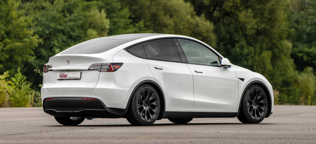 Tesla-Tuning für mehr Reichweite?: Gewindefahrwerk fürs Tesla Model Y
