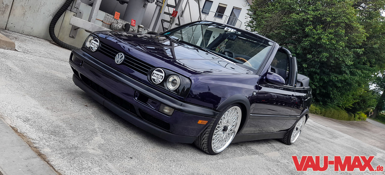 Vom KariesCabrio zum edlen Hingucker gewandelt 1996er VW Golf 3 Cabrio Bon Jovi als Ex