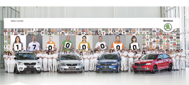 Jubiläum bei Skoda : Skoda produziert 17 Millionen Fahrzeuge