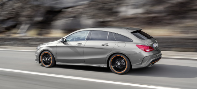 Händlerpremiere am 28. März 2015: Mercedes-Benz CLA Shooting Brake rollt zum Händlern