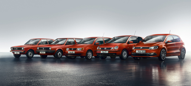 Jubiläumsausstellung im AutoMuseum Volkswagen: 40 Jahre VW Polo, die Sonderausstellung in Wolfsburg