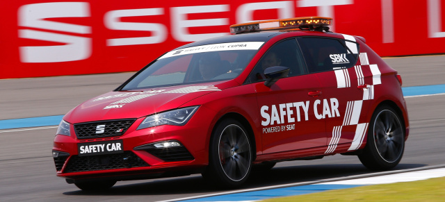 Superbike-WM 2017 : Seat Leon Cupra ist offizielles Safety-Car