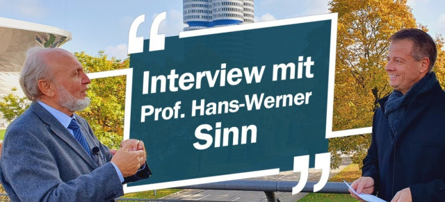 Interview mit Top-Ökonom Prof. Dr. Hans-Werner Sinn: Droht der deutschen Autoindustrie die Götterdämmerung?: Prof. Sinn: „Wir sind dabei unsere Automobilindustrie und damit das Herzstück der deutschen Wirtschaft zu ruinieren.“
