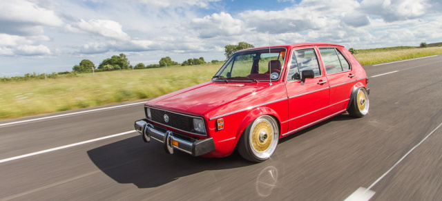 Will Smith ist: The Man in Red  - 1980er VW Golf Rabbit: Dieser US-Golf ist viel gereist und hat doch wenig Kilometer auf dem Tacho