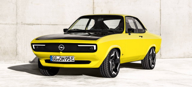 Comeback als Manta GSe: Opel legt den Manta als E-Version neu auf