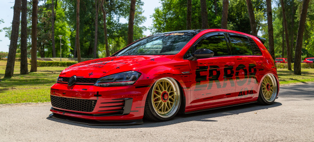 VW Golf 7 GTD als „2 in 1“-Auto: Mit Airride, BBS und Tuning im Alltag und der Showbühne unterwegs