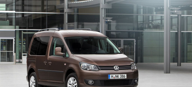 Xenon-Scheinwerfer und 170-PS-TDI für den 2013er VW Caddy: Neuer Motor und Ausstattung für das VW Nutzfahrzeug