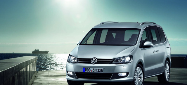 Endlich: Der neue VW Sharan: Premiere in Genf  VW Van Sharan 2 hat endlich Schiebetüren bekommen