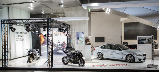 Video: BMW zeigt die originalen Filmfahrzeuge in München : „Mission: Impossible 5 – Rogue Nation“ Sonderausstellung