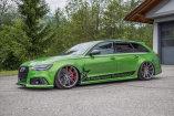 Grüne Hölle: Exklusive Details und reichlich Tiefgang am javagrünen Audi RS6 Avant