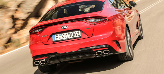 Jetzt gibt’s was auf die Ohren: Für mehr Emotion -  Sportabgasanlage mit Klappensteuerung für den Kia Stinger