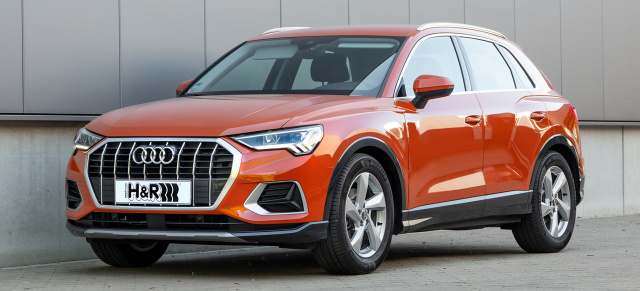 Formel Fahrspaß: H&R Sportfedern für den Audi Q3 (2019)