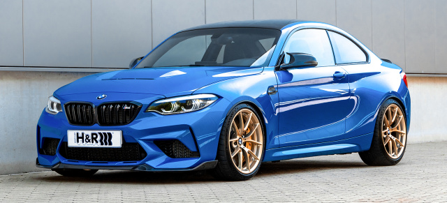 Neue H&R Fahrwerkskomponenten für den BMW M2 CS: Das volle "ClubSport"-Programm