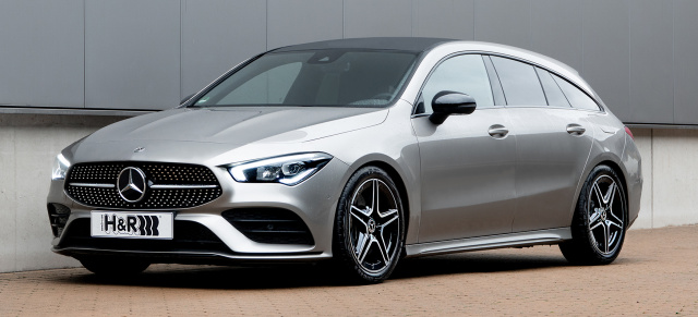 Esprit für Individualisten: H&R Sportfedern für den Mercedes CLA Shooting Brake