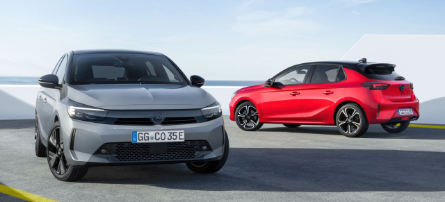 Vizor-Front kommt mit dem Facelift: 2023er Opel Corsa im neuen Look