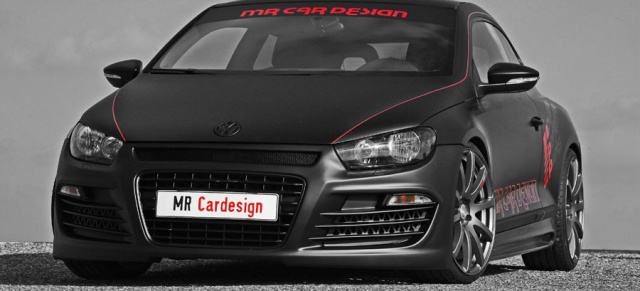 Scirocco-Tuning: Black Rocco by MR Car Design: Tuner-Studie auf 20" Emotion Wheels