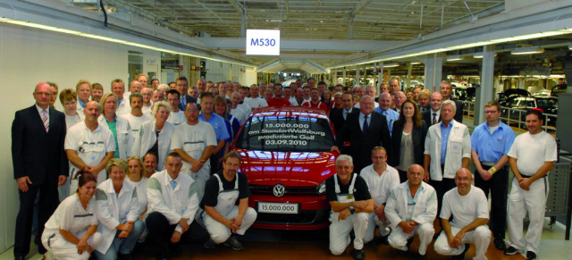 Jubiläum: 15 Millionen Golf  Made in Wolfsburg: 