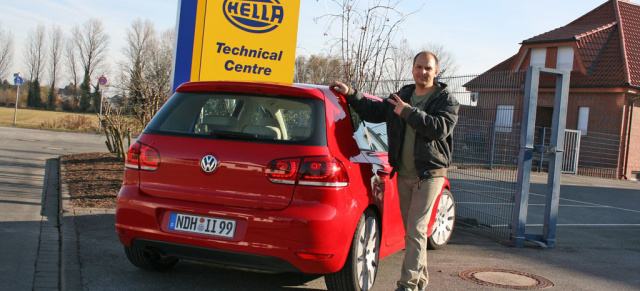 Gewonnen! der Gewinner der HELLA LED-Heckleuchten : Die Golf 6 LED-Rückleuchten gingen an Frank Senger