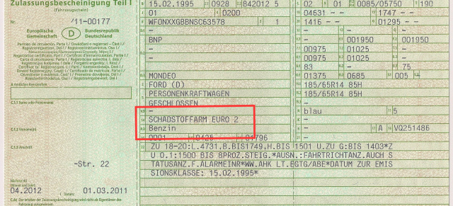 Erste Fahrverbote für Benziner -  Ist mein Auto von Fahrverboten betroffen? : Welche Euro-Abgasnorm hat mein Auto? 