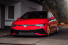 Kaum da, schon dem Boden ganz nah: Rassig roter VW Golf 8 GTI Clubsport im EAH Customs Look