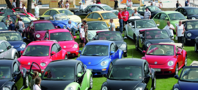 Vorankündigung: New Beetle-Freunde freuen sich auf zwei Highlights!: Jubiläums-Doppelpack: 10. Geburtstag des New Beetle & Sunshine Tour startet zum 5. Mal!