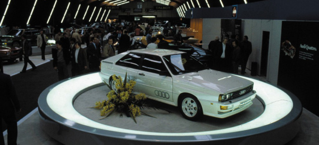 Video zum 30. quattro-Jubiläum: Audi auf der Schanze!: 30 Jahre quattro Antrieb: Aus aktuellem Anlass zeigen wir noch einmal diesen quattro-Spot 