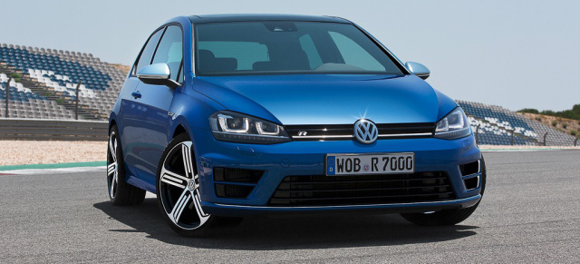 Erste Infos und Bilder zum neuen VW Golf VII R: Der Top-Golf bringt 300-PS-Allradantrieb und coole Optik mit.