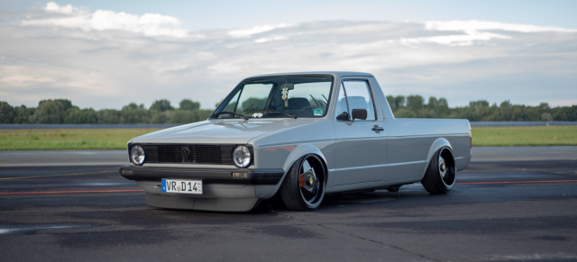 1991er VW Caddy mit maximalem Tiefgang: Lust am Laster
