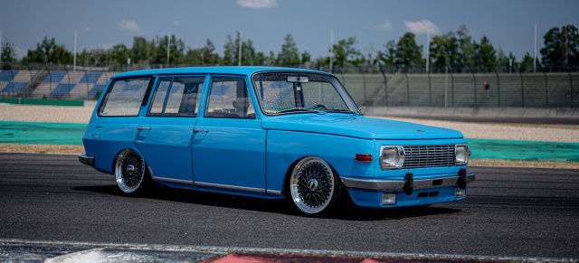 Wie geil ist das denn?: Babyblauer Custom Wartburg 353 Tourist als Tuning-Eyecatcher