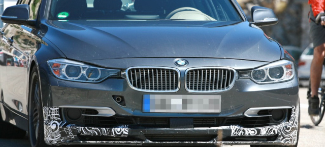 Kalt erwischt: Erlkönig 2013er BMW Alpina B3 : Die kommende Edelausführung der neuen BMW 3er Limousine 