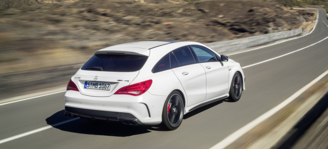 Mercedes CLA Shooting Brake: Der kleine Shooting Brake kommt mit bis zu 360 PS