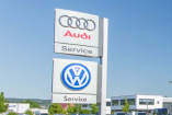 Aprilscherz - Protest gegen die eigenen E-Autos: Volkswagen-Händler sammeln Unterschriften gegen den VW-Konzern!
